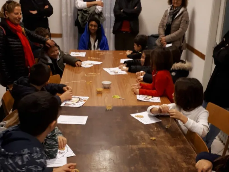 Bambini con le catechiste